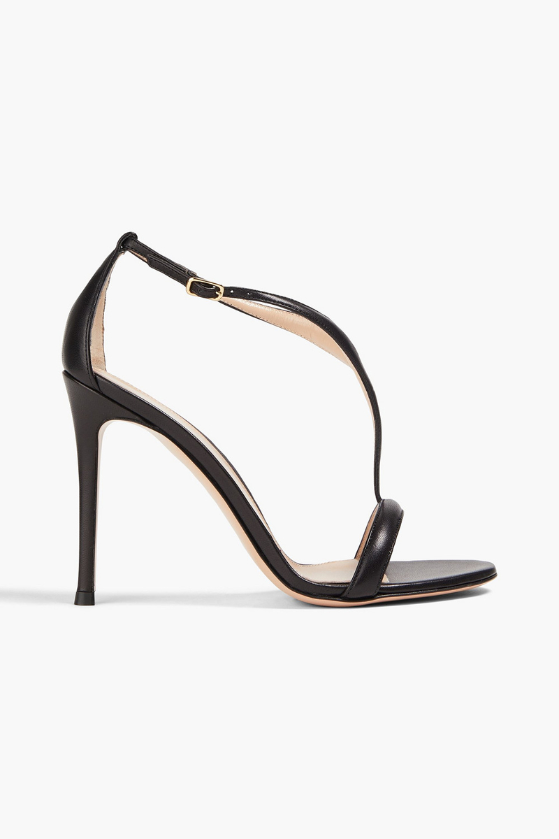 Gianvito Rossi - Eiko leather sandals - Black - EU 38