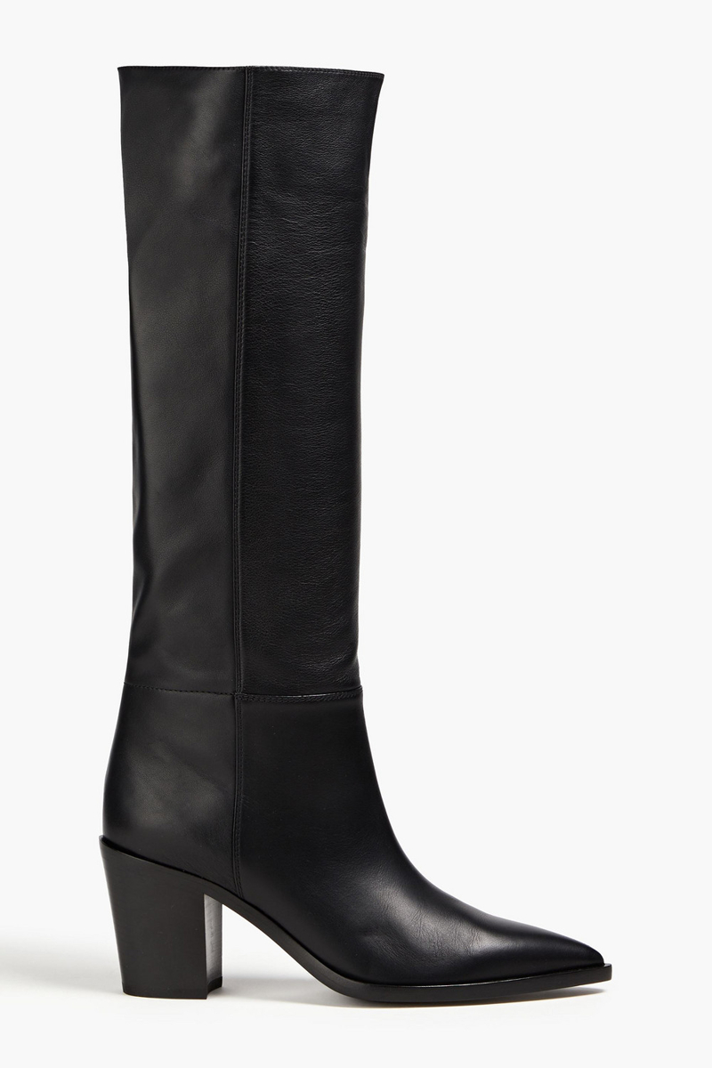 Gianvito Rossi - Daenarys leather knee boots - Black - EU 40.5