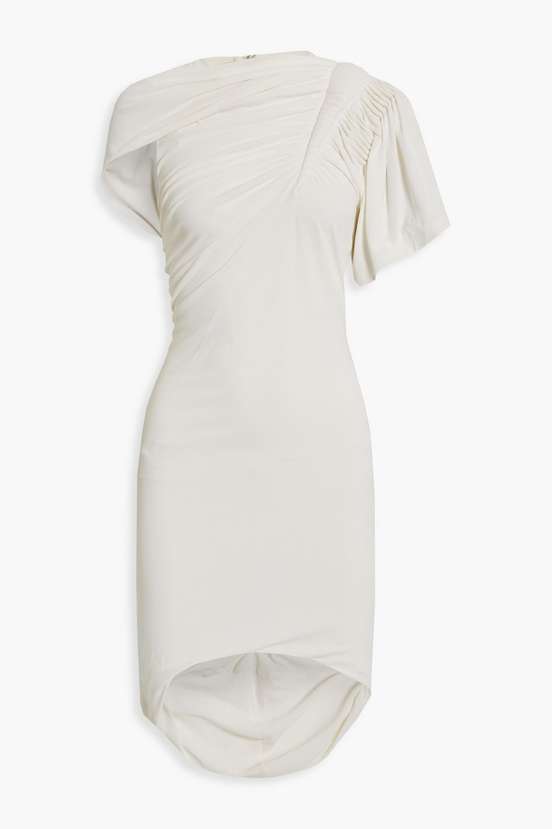 Alexander Wang - Asymmetric cutout stretch-jersey mini dress - White - US 4