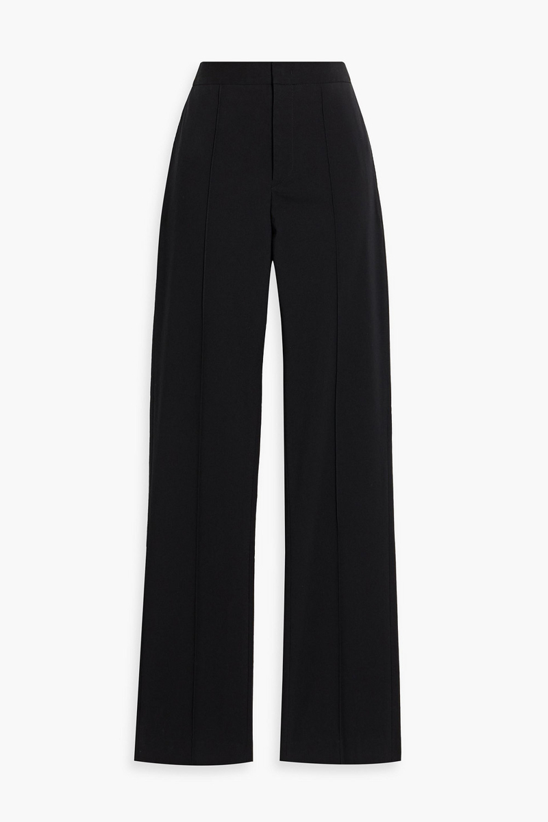 isabel marant - kalirok cotton-blend slim-leg pants - black - fr 34