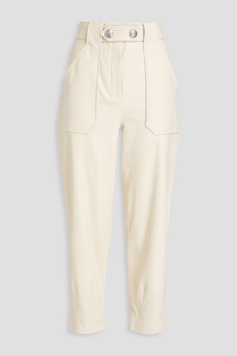 veronica beard - atala cropped tapered pants - white - us 6