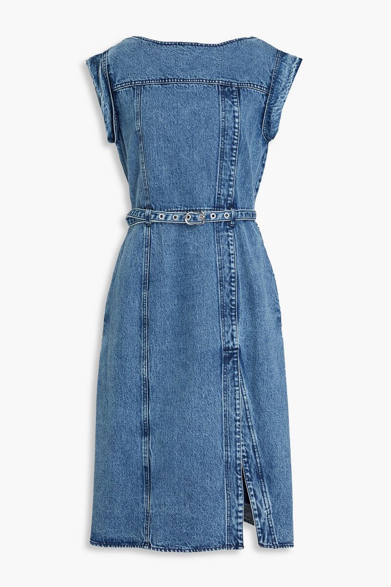3.1 Phillip Lim - Belted denim midi dress - Blue - US 10