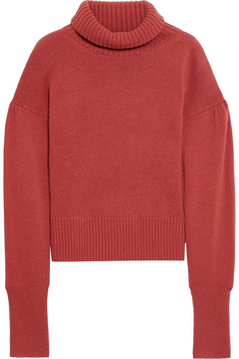 altuzarra - wendice cashmere turtleneck sweater - orange - l