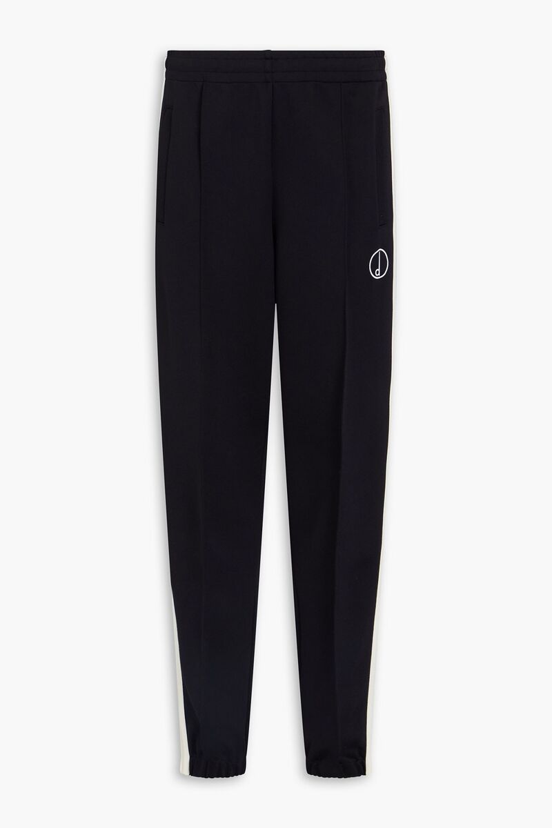 Dunhill - Striped jersey track pants - Black - M