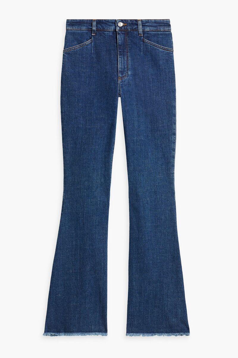Dolce&Gabbana - Appliquéd mid-rise flared jeans - Blue - IT 46