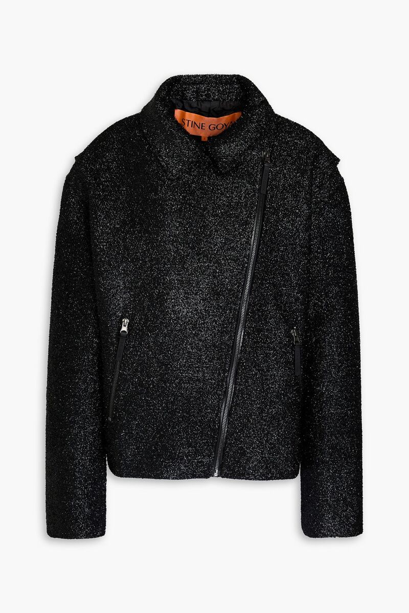 Stine Goya - Rockey tinsel biker jacket - Black - L