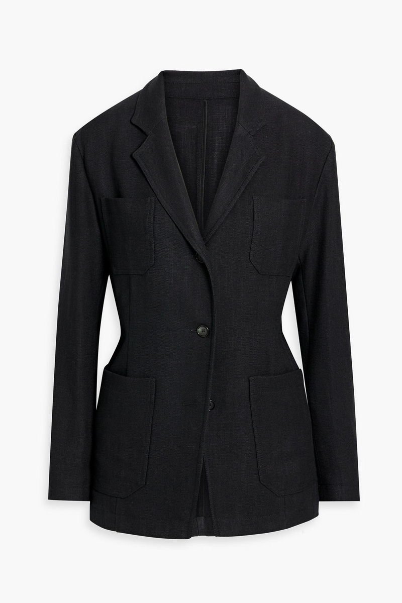 toteme - woven blazer - gray - fr 32