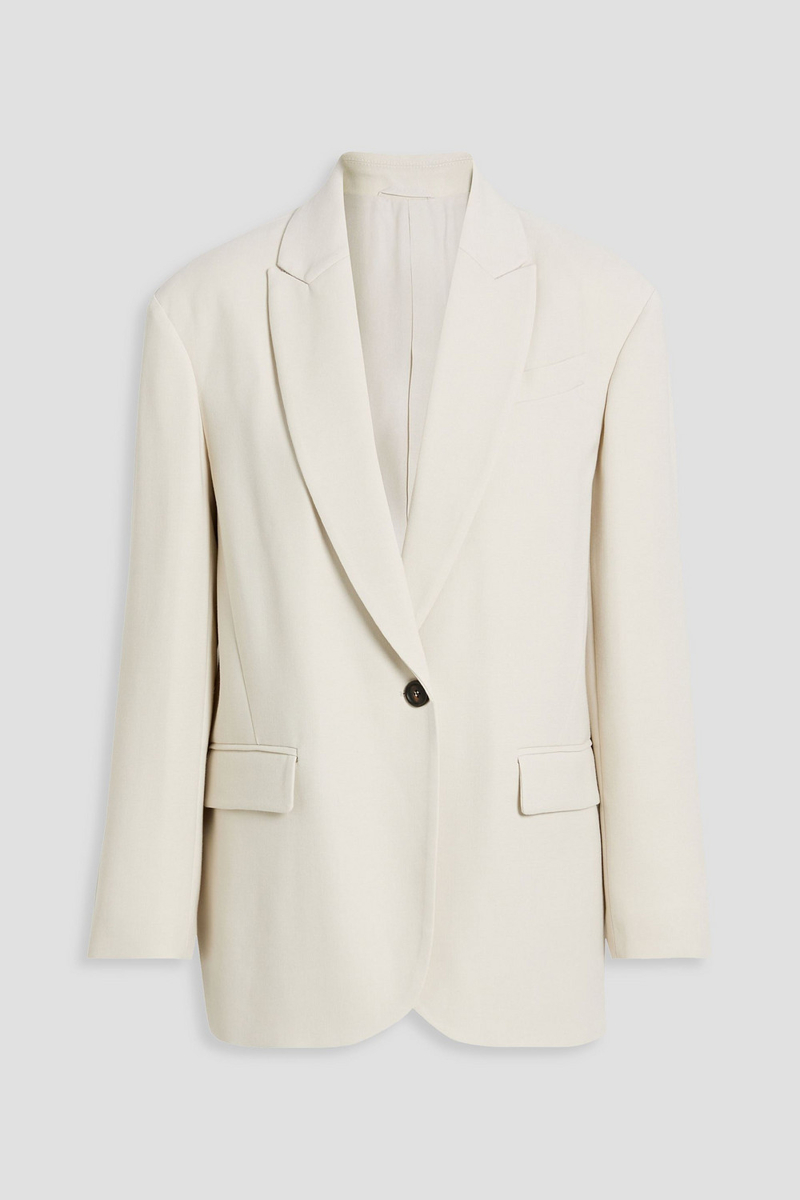Brunello Cucinelli - Twill blazer - White - IT 38