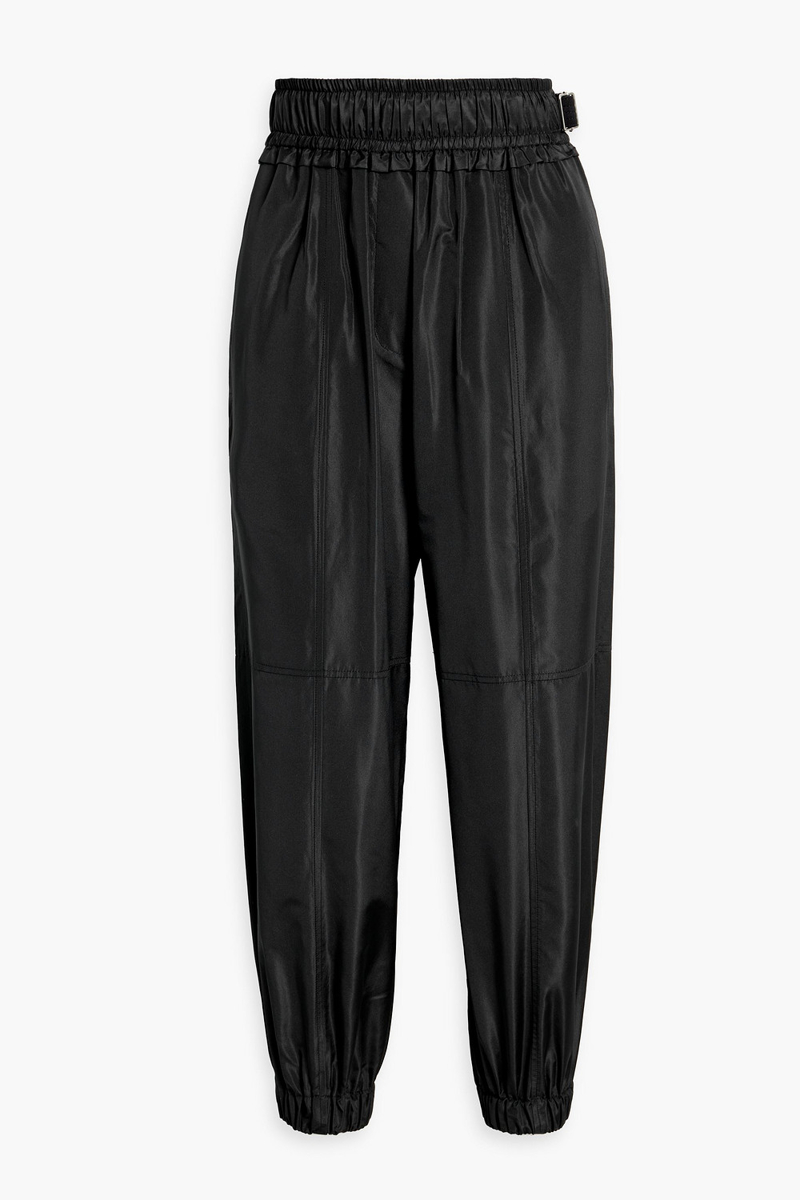 Proenza Schouler - Cropped shell track pants - Black - US 8