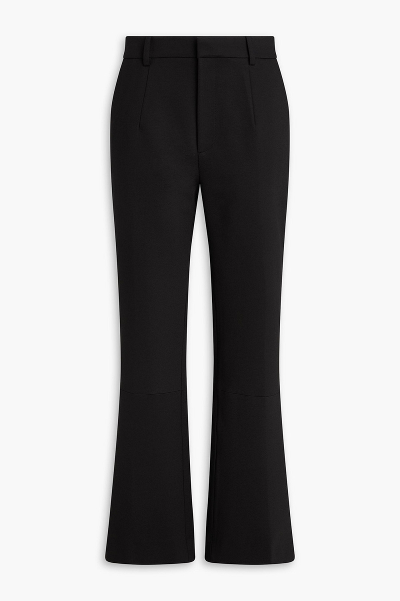 victoria beckham - jersey flared pants - black - uk 6