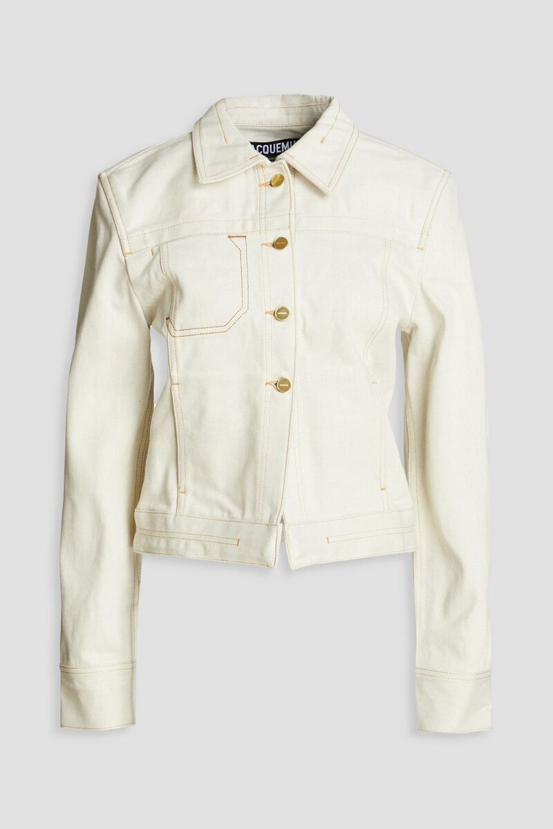 JACQUEMUS - Nimes denim jacket - White - FR 32