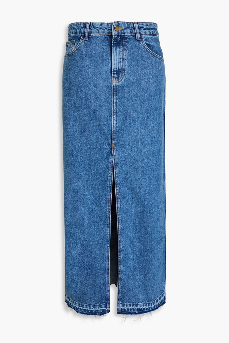 Philosophy di Lorenzo Serafini - Denim maxi skirt - Blue - IT 38