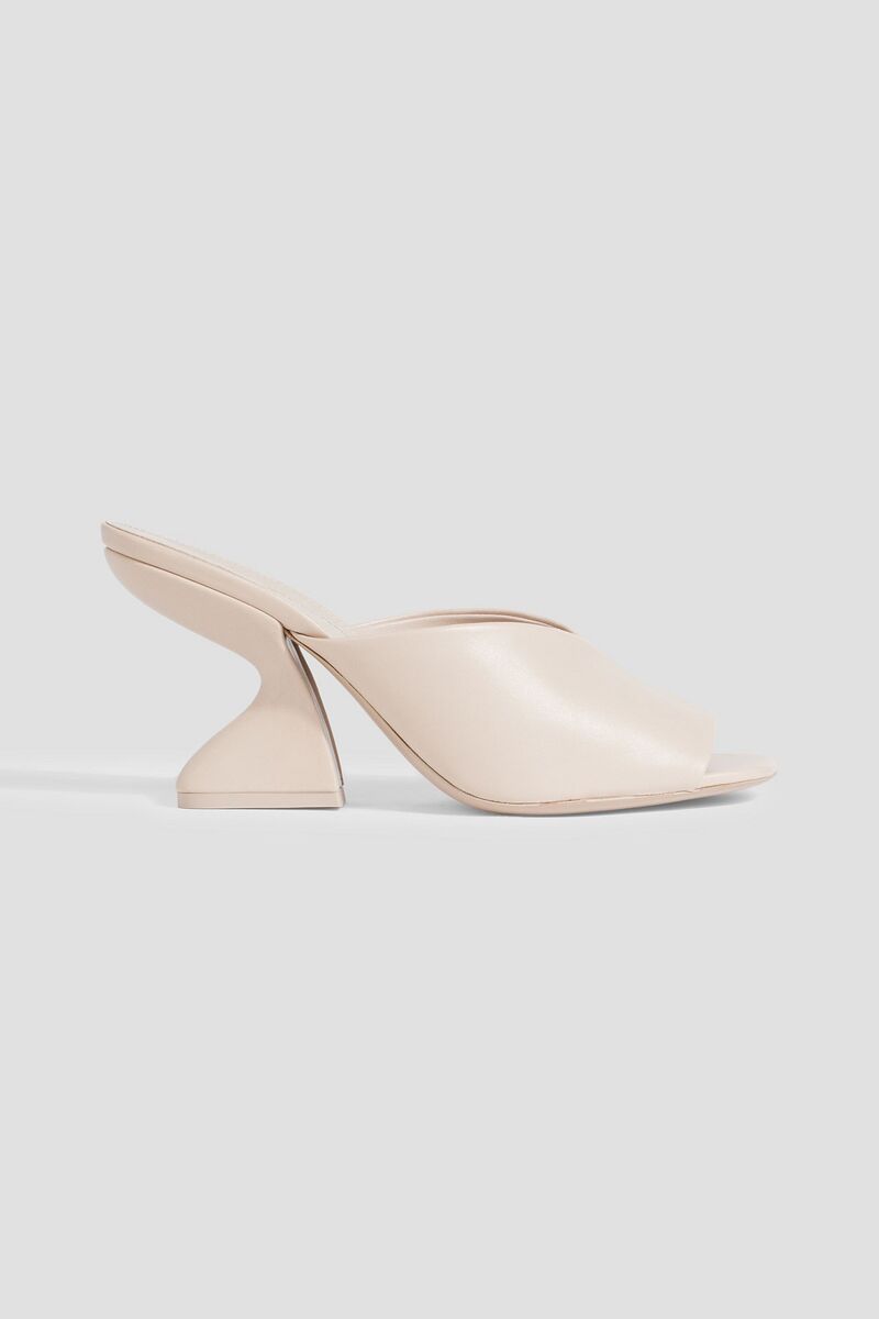 Ferragamo - Sansu 85 leather mules - White - US 10
