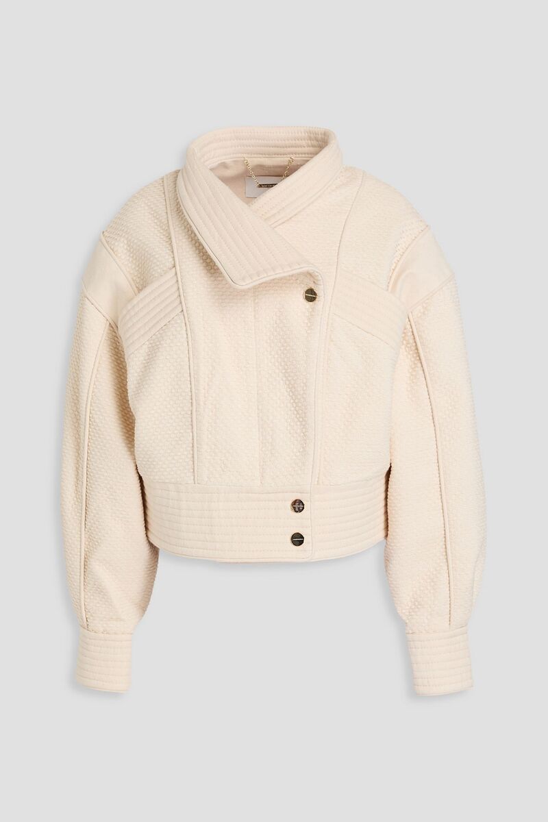 Zimmermann - Cotton-blend jacquard jacket - White - 2