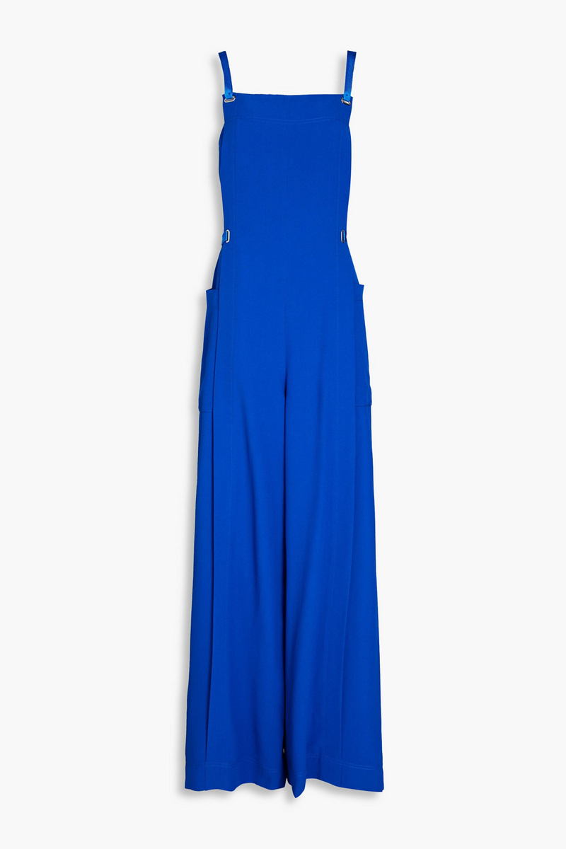 Alberta Ferretti - Crepe wide-leg jumpsuit - Blue - IT 40
