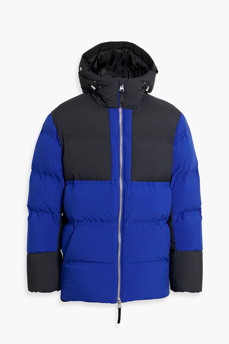 Aztech Mountain - Durant quilted ripstop and shell hooded down jacket - Blue - M