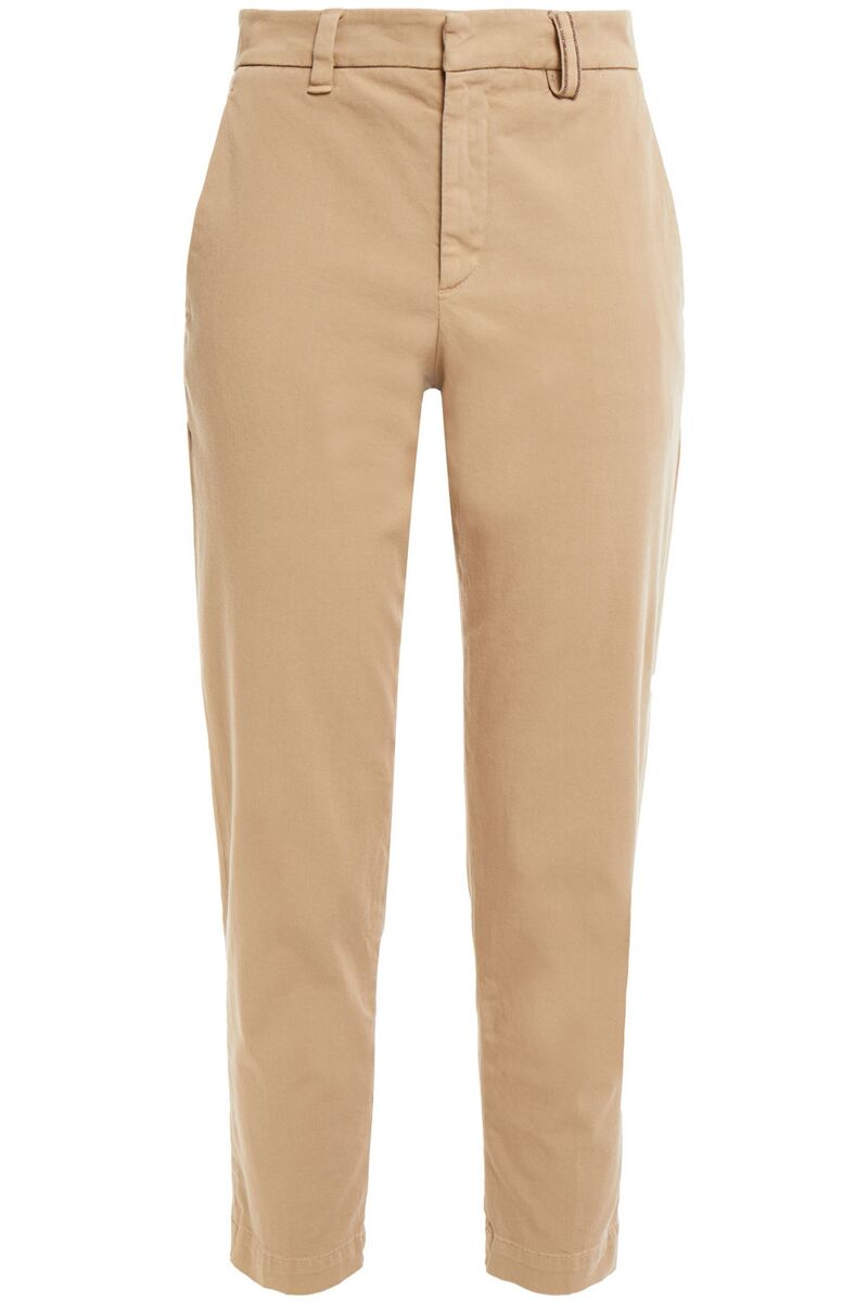 Brunello Cucinelli - Metallic cotton-blend cardigan - Neutral - IT 38