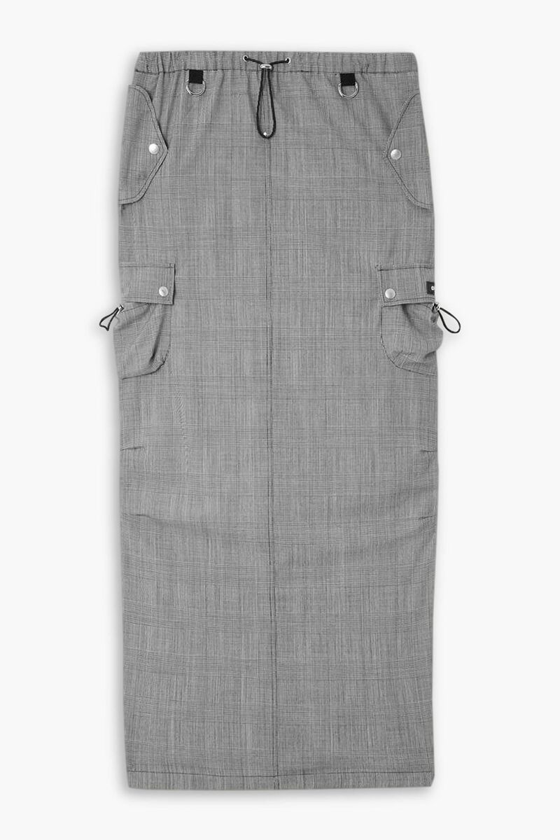 Coperni - Prince of Wales checked wool maxi skirt - Gray - FR 36