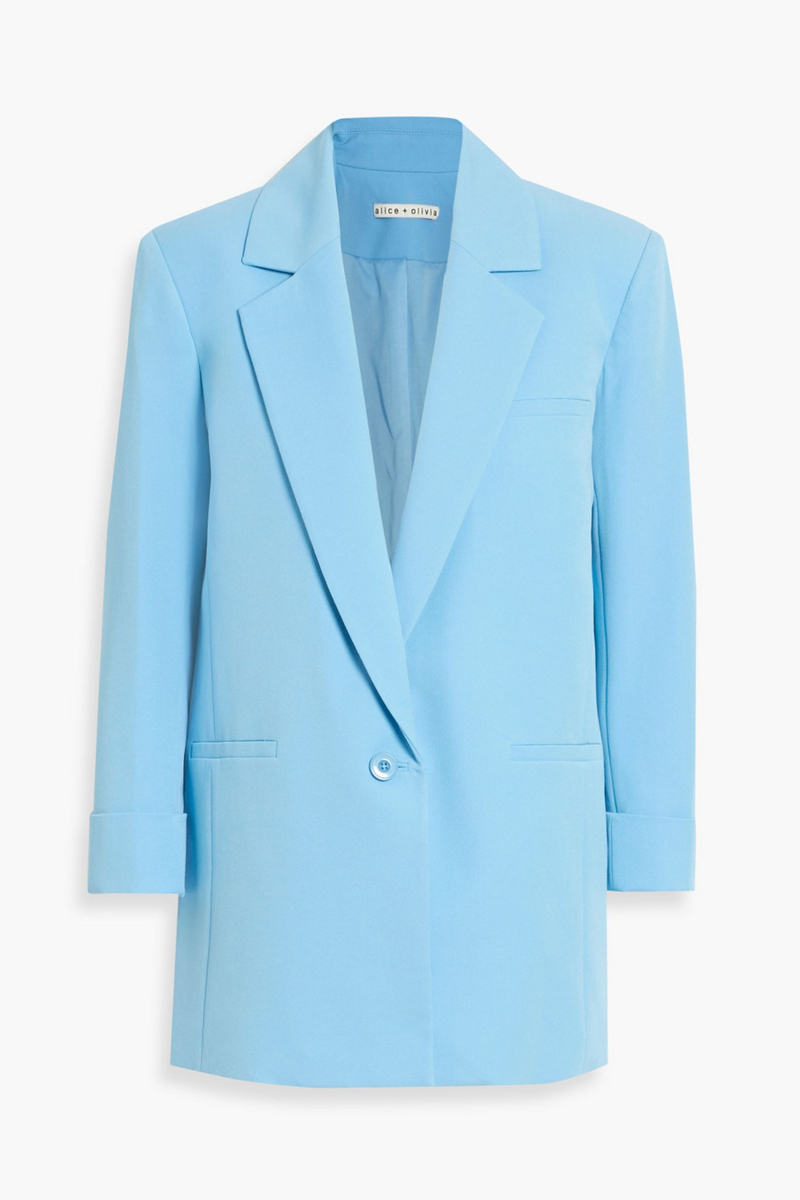 Alice Olivia - Shan crepe blazer - Blue - US 4