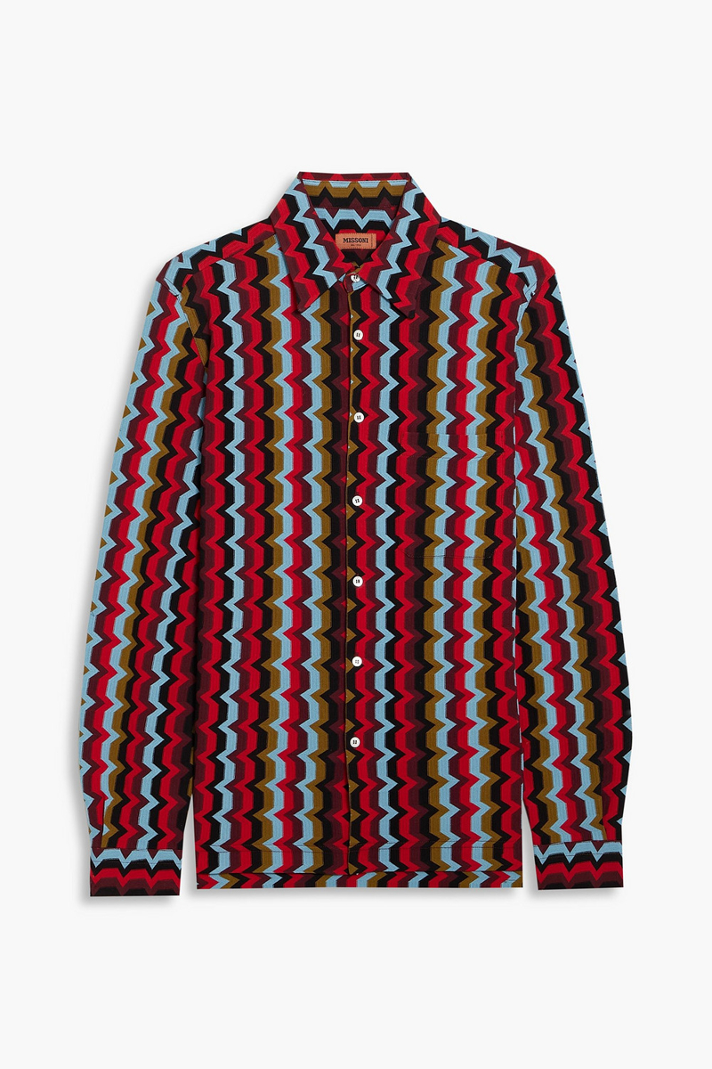 Missoni - Crochet-knit cotton shirt - Multicolor - M