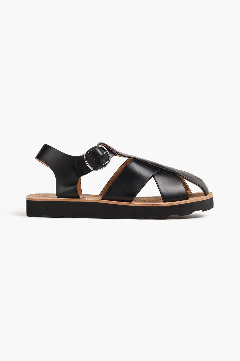 Gabriela Hearst - Horatio leather sandals - Black - EU 42