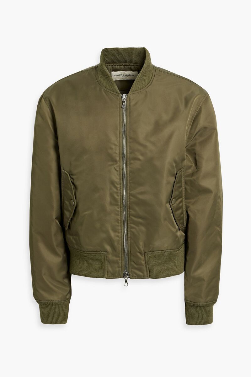 Officine Générale - Winnie shell bomber jacket - Green - M