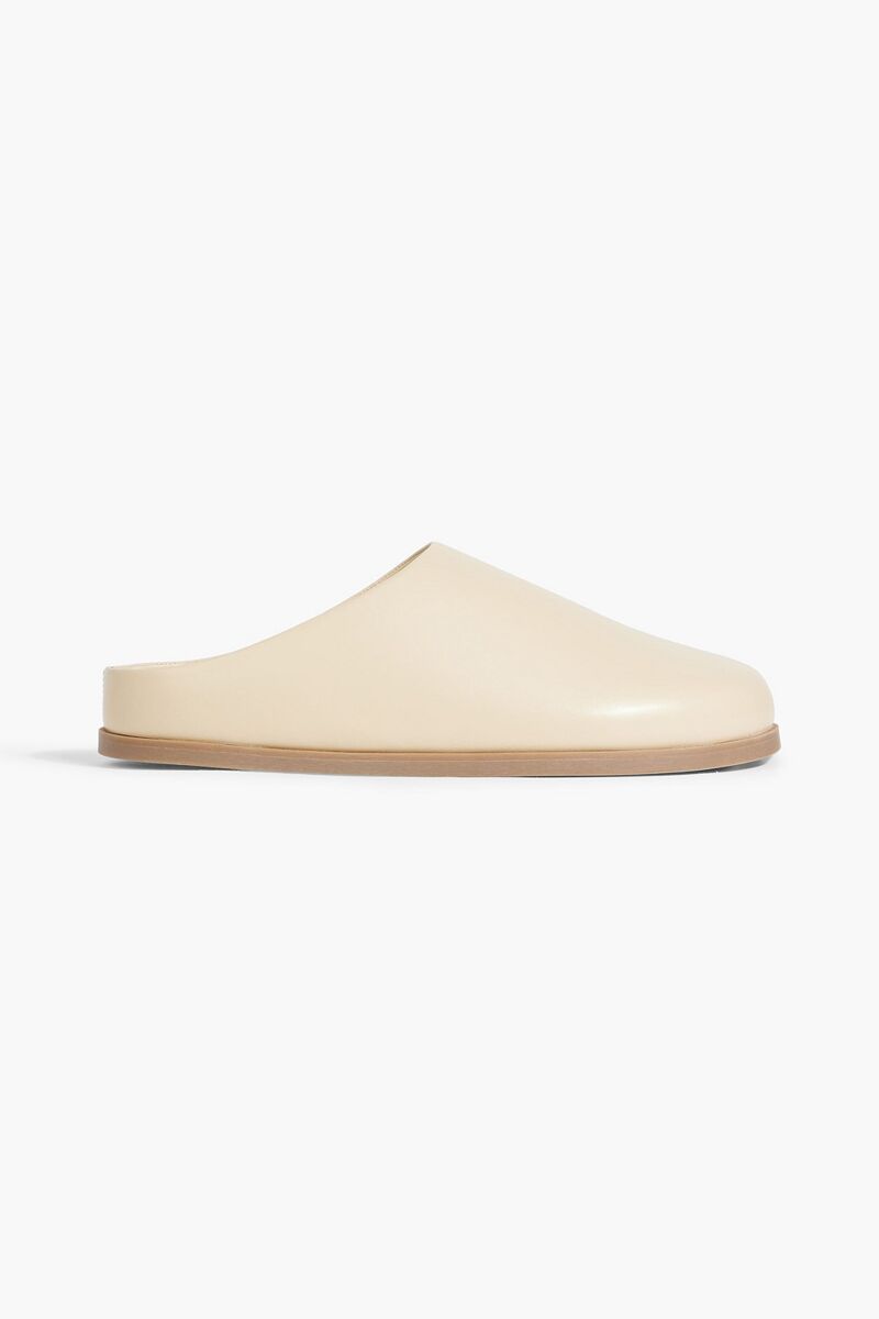Mansur Gavriel - Leather slippers - White - EU 39