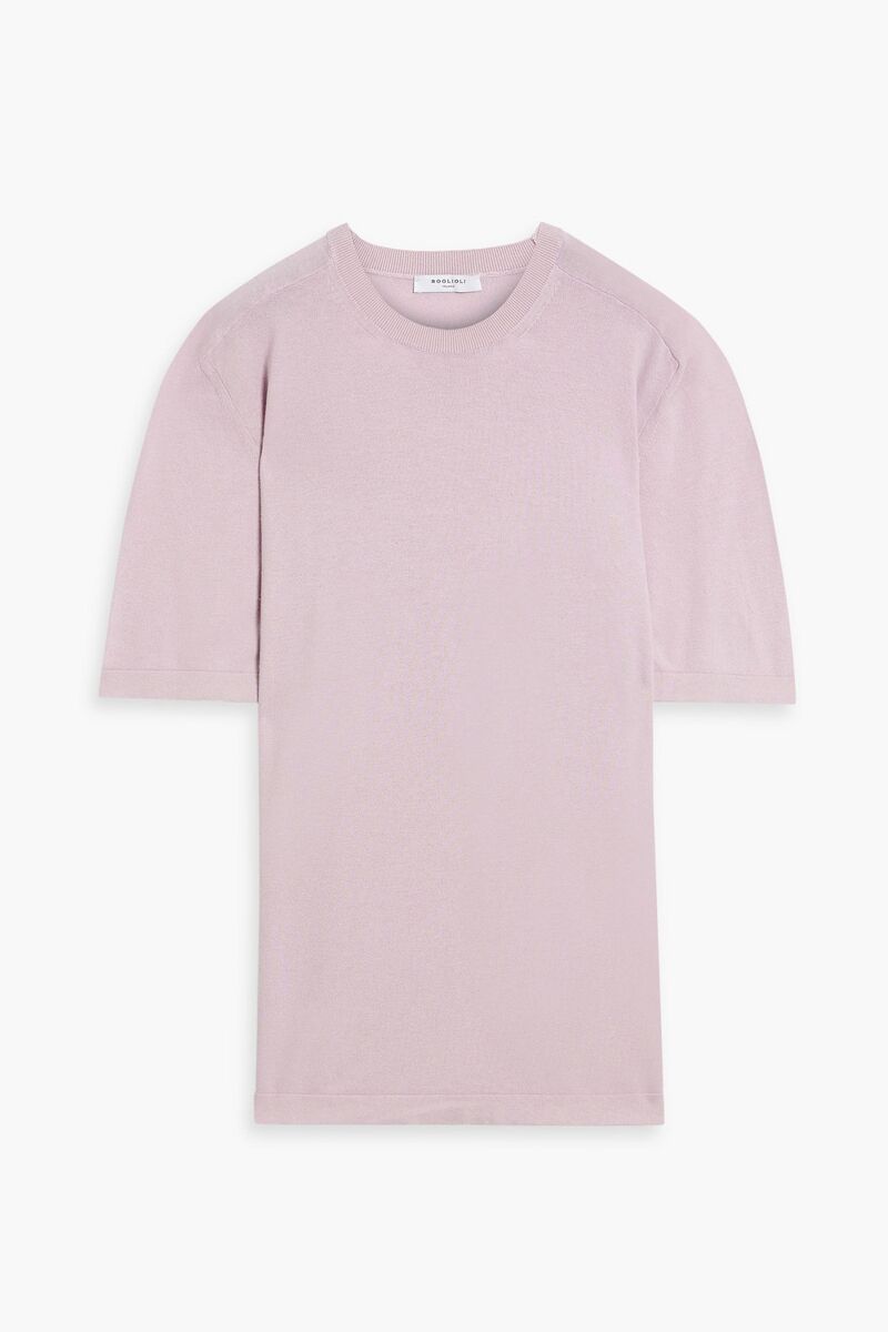 Boglioli - Cotton and silk-blend T-shirt - Purple - S