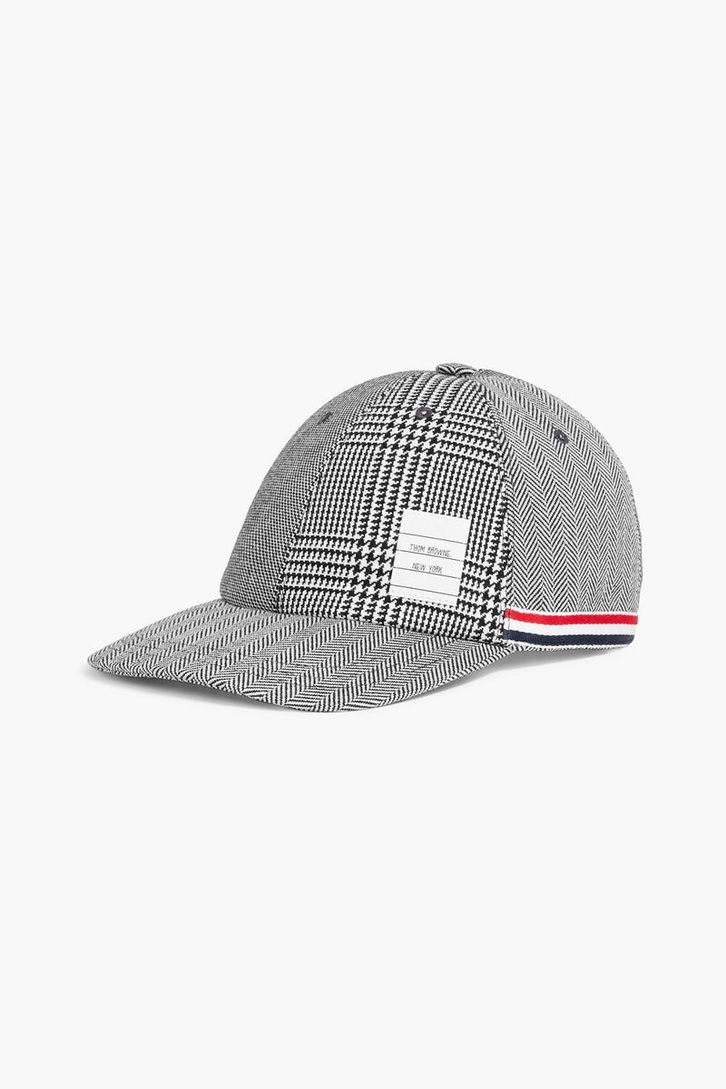 Thom Browne - Paneled wool baseball cap - Black - L