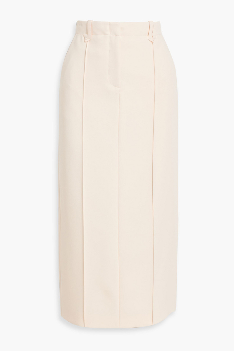 simkhai - odell twill maxi skirt - white - us 0