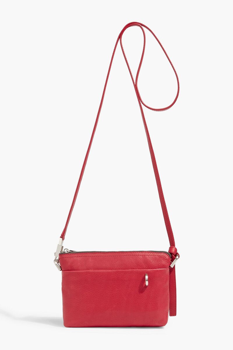 Rick Owens - Adri pebbled-leather shoulder bag - Red - OneSize