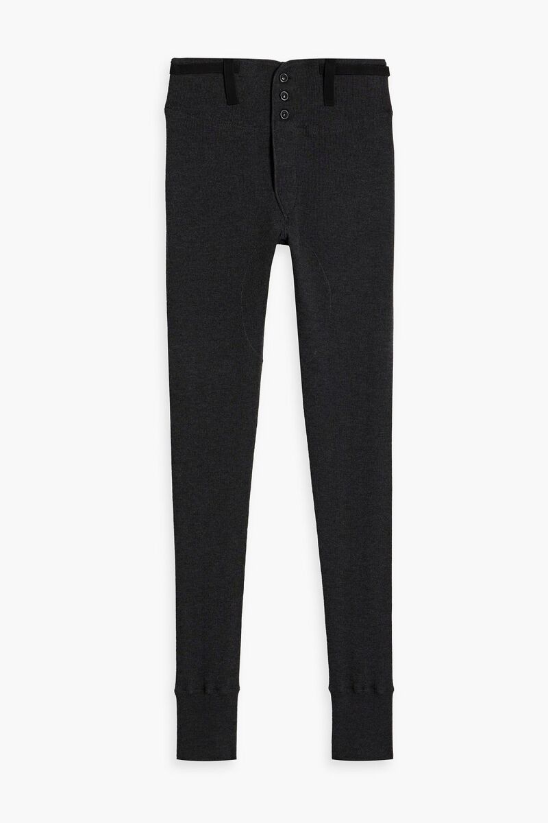 Dolce&Gabbana - Ribbed cashmere-blend tights - Gray - S