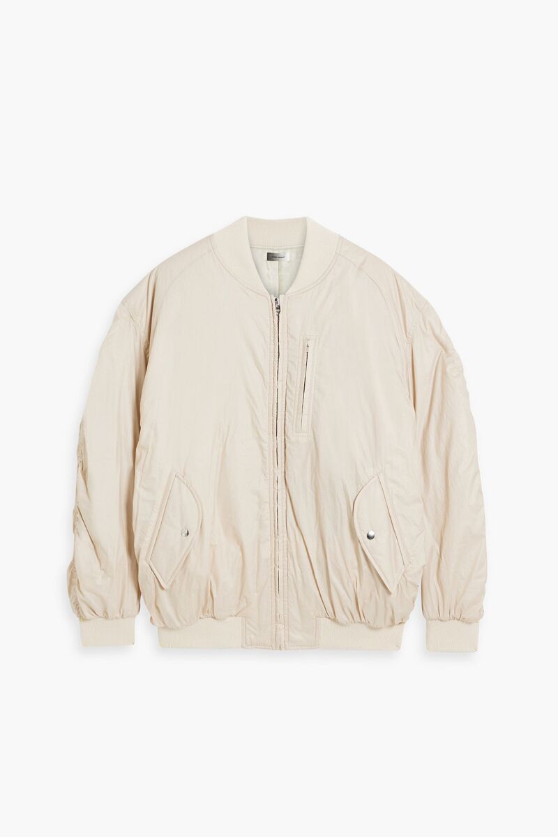 Isabel Marant - Kyam padded cotton-shell bomber jacket - Neutral - S