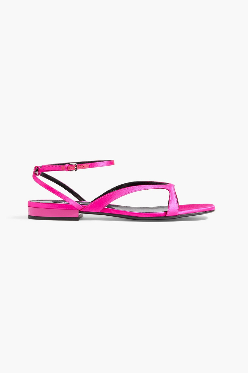 Sergio Rossi - sr Aracne 15 satin sandals - Pink - EU 38.5