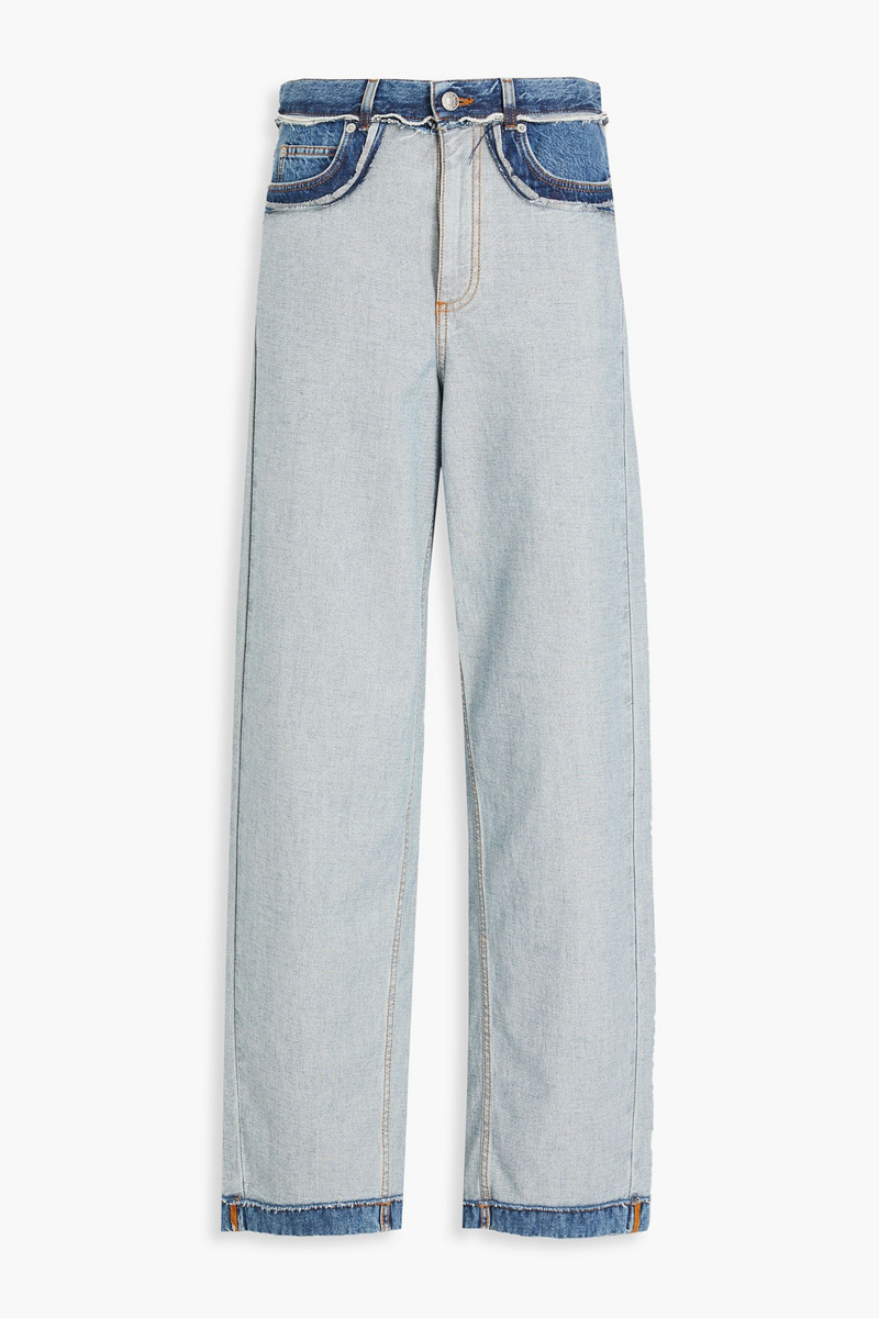 marni - high-rise tapered jeans - blue - it 46