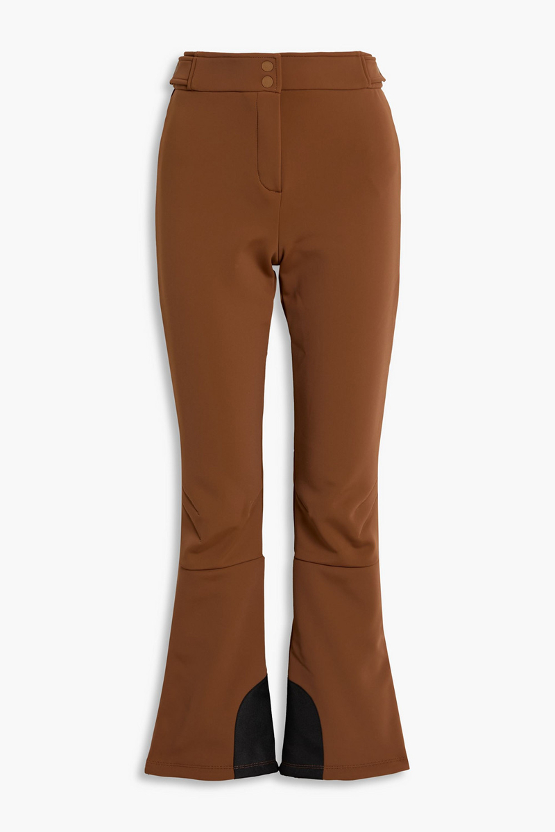 cordova - saint moritz softshell bootcut ski pants - brown - l