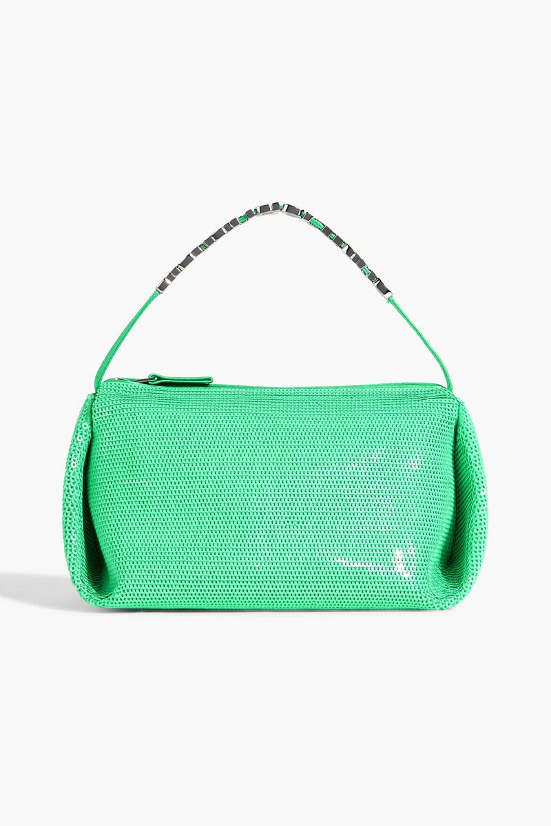 Alexander Wang - Marquess micro sequined tulle tote - Green - OneSize