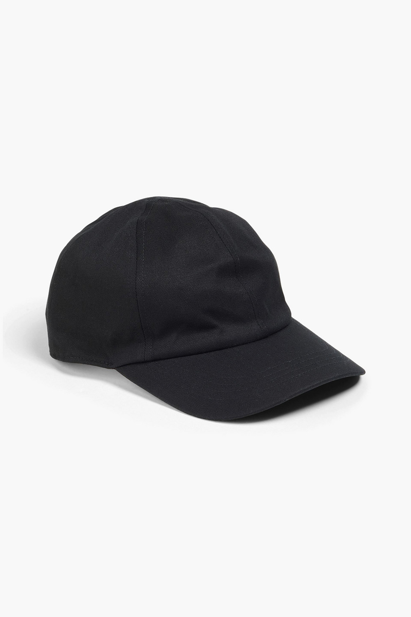 toteme - cotton-twill baseball cap - black - onesize