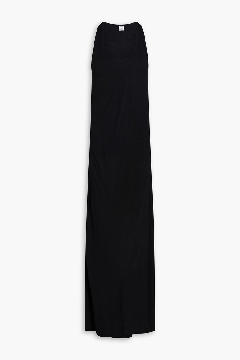 toteme - jersey maxi dress - black - xxs