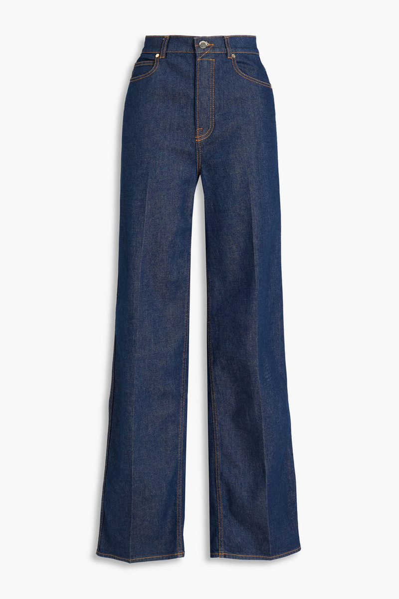 zimmermann - high-rise wide-leg jeans - blue - 24