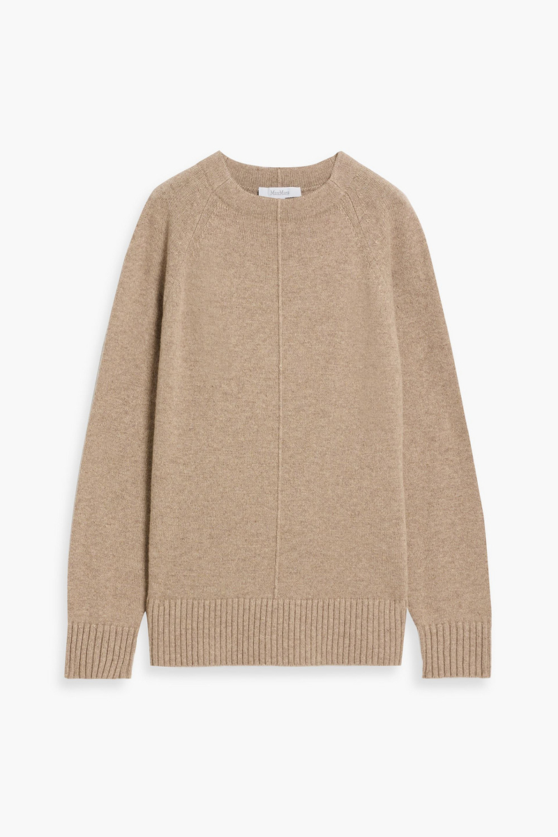 max mara - tolmin cashmere sweater - brown - l