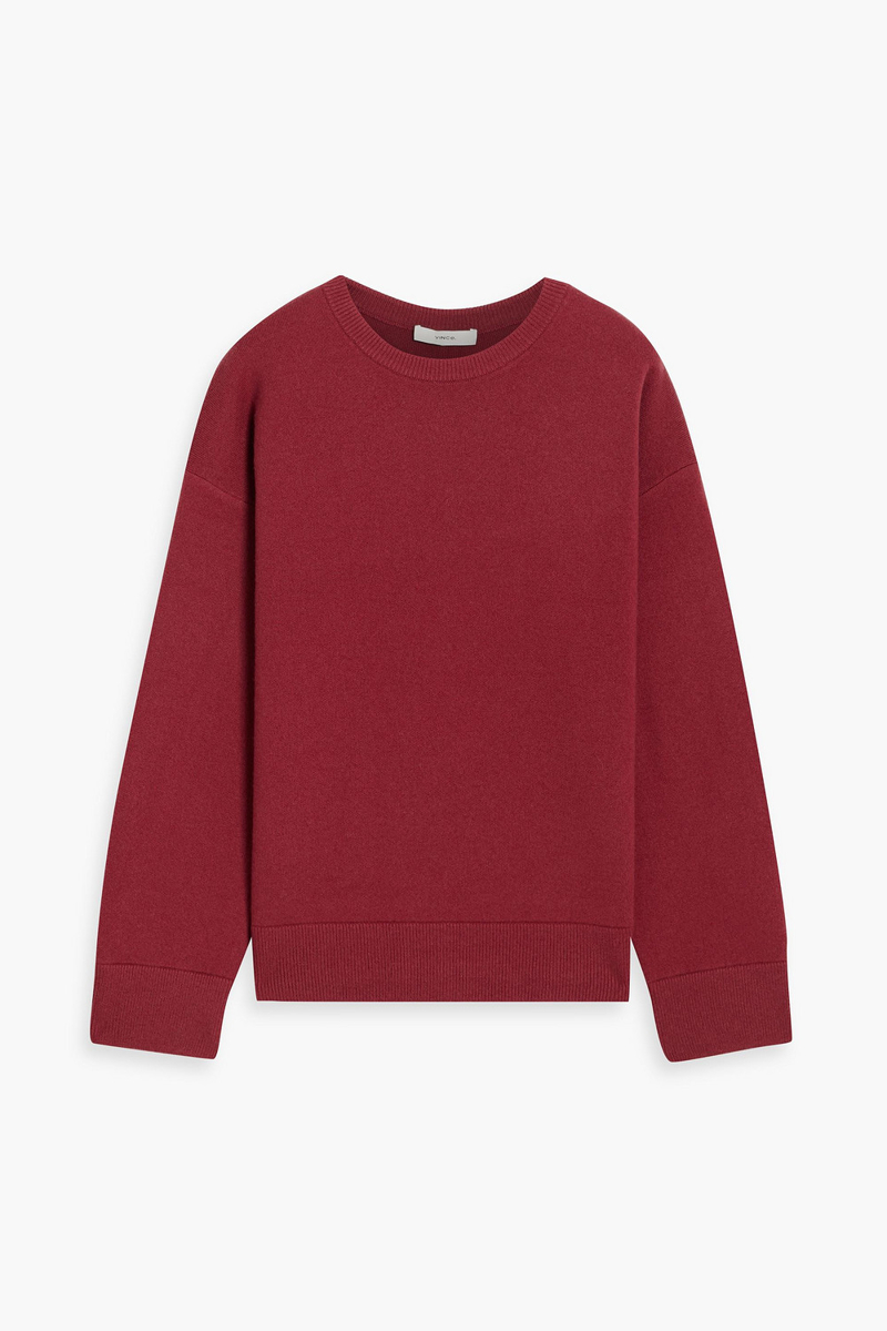 vince. - knitted sweater - red - xxs