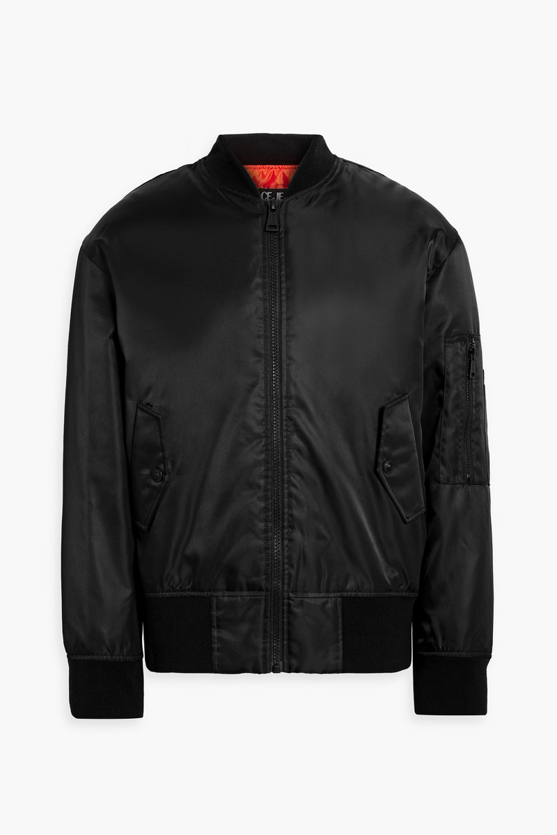 Versace - Printed shell bomber jacket - Black - IT 58