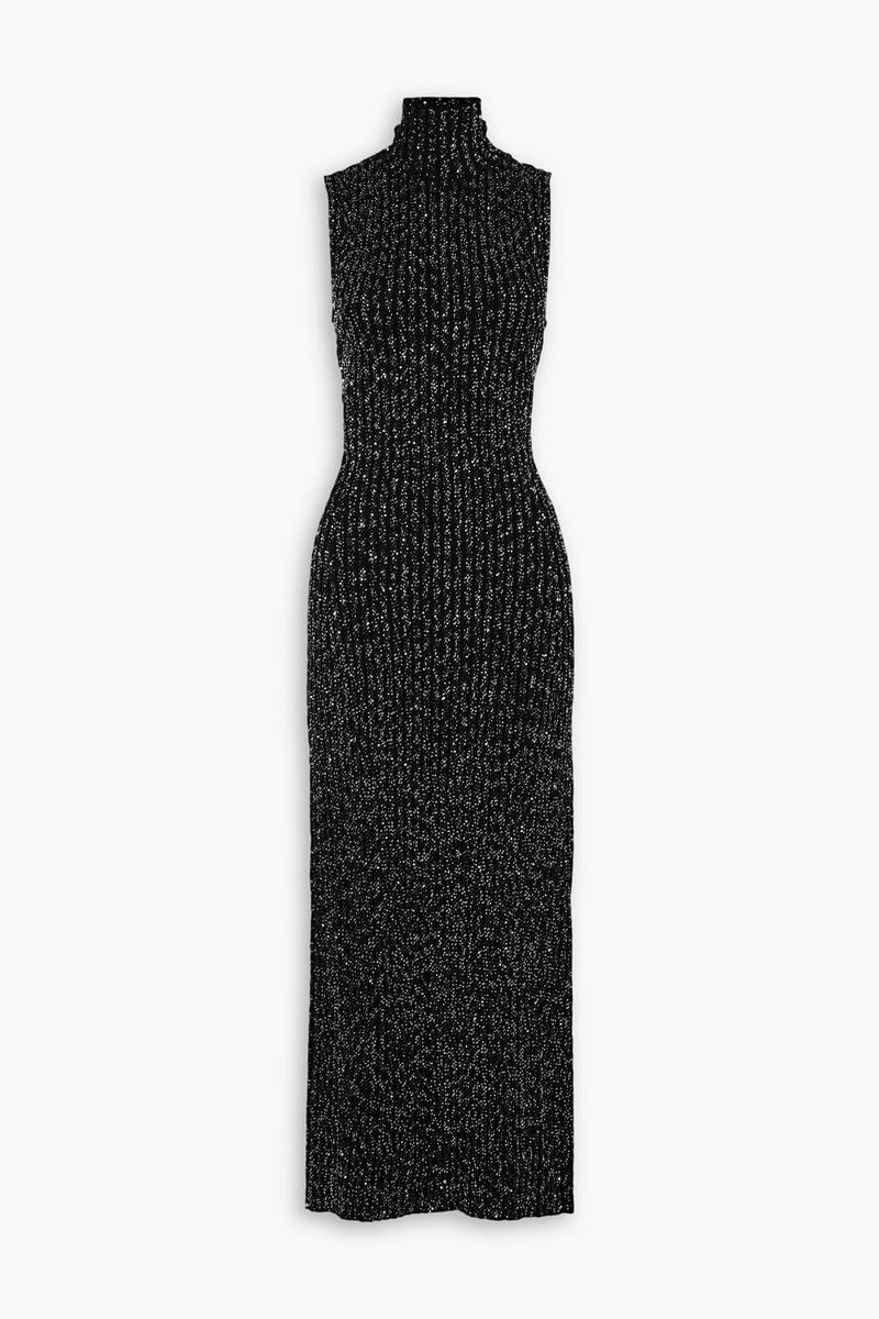 Missoni - Sequined crochet-knit maxi dress - Black - IT 42