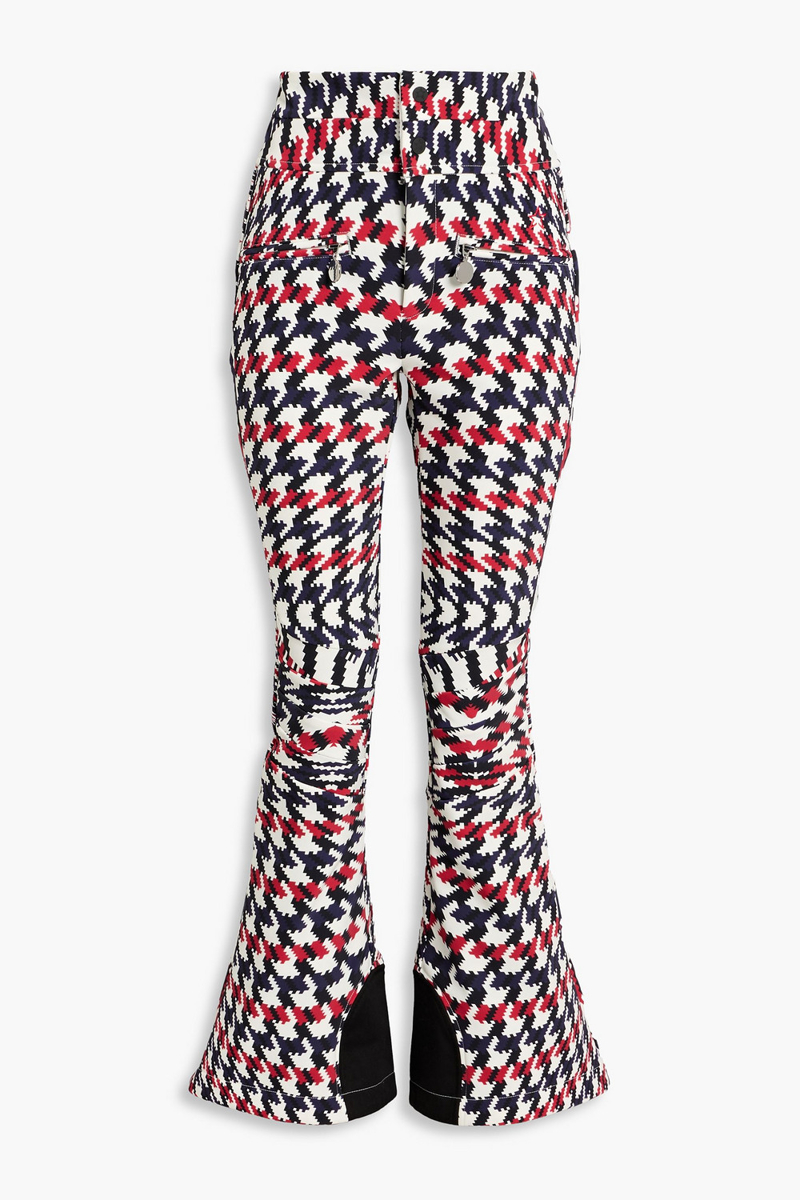 perfect moment - aurora printed flared ski pants - red - xl