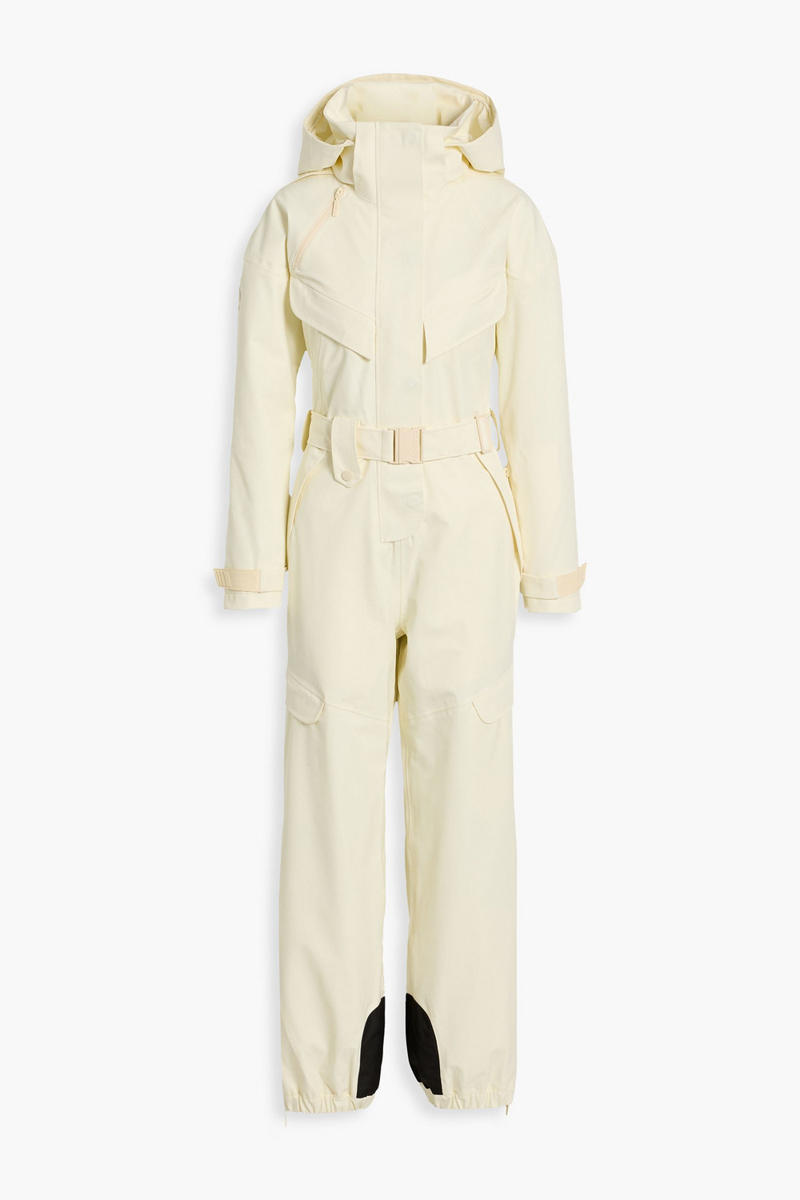 cordova - 3l apex belted hooded ski suit - yellow - l