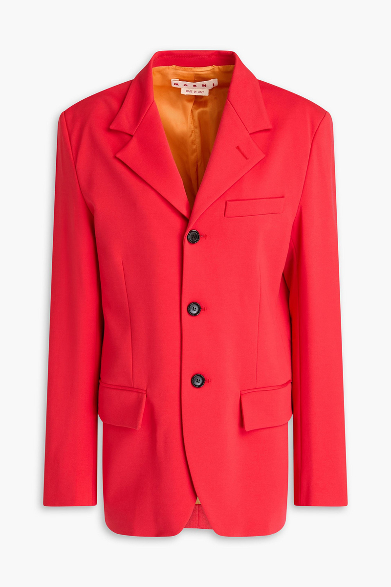 marni - jersey blazer - red - it 38