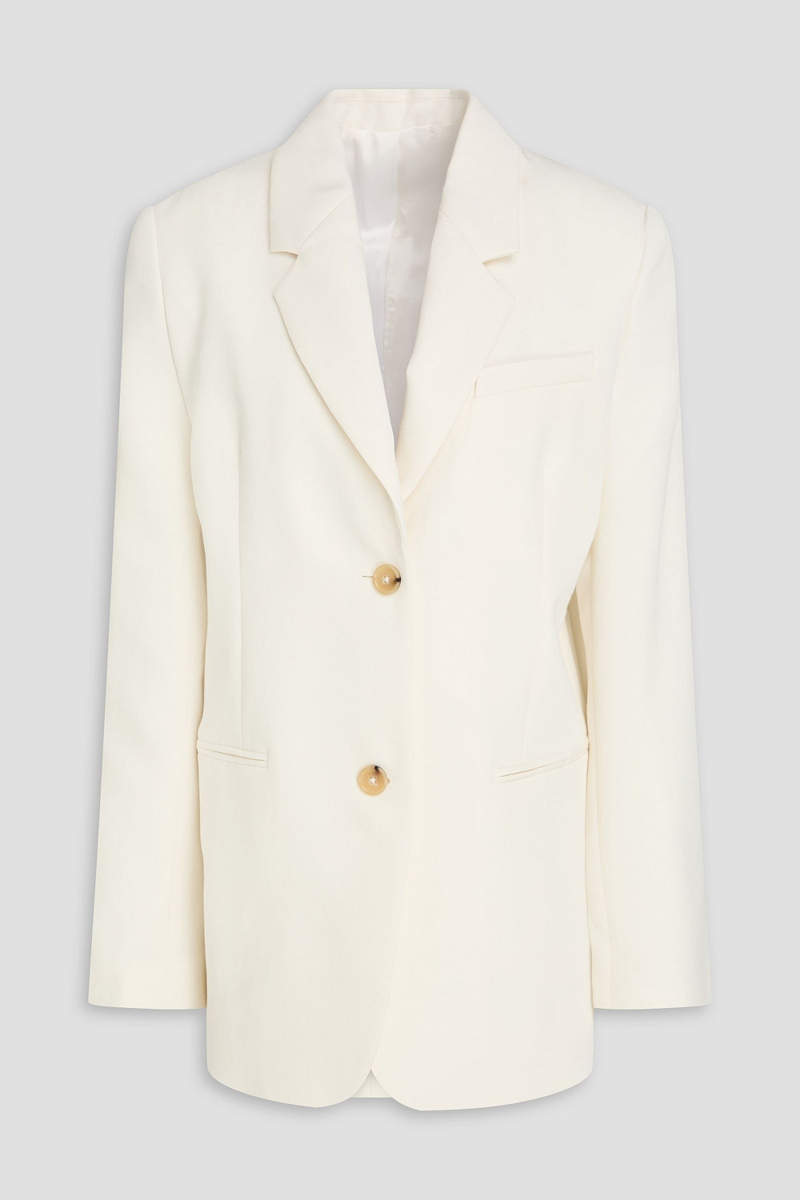 toteme - crepe blazer - white - fr 30