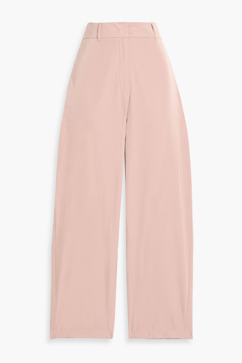 max mara - candore cropped twill tapered pants - pink - it 34