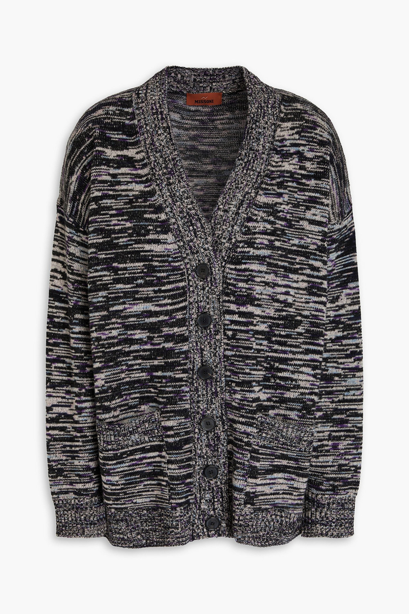 missoni - space-dyed cashmere cardigan - black - it 40